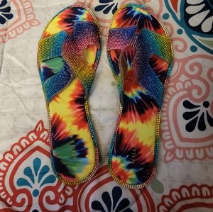 Brand new colorful sandals